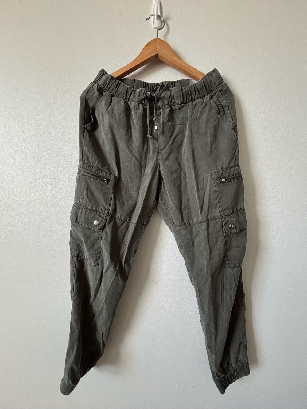 Banana Republic Olive Cargo Jogger Pants